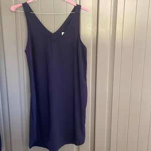 Old Navy Linen blend dress in navy- woman’s Medium